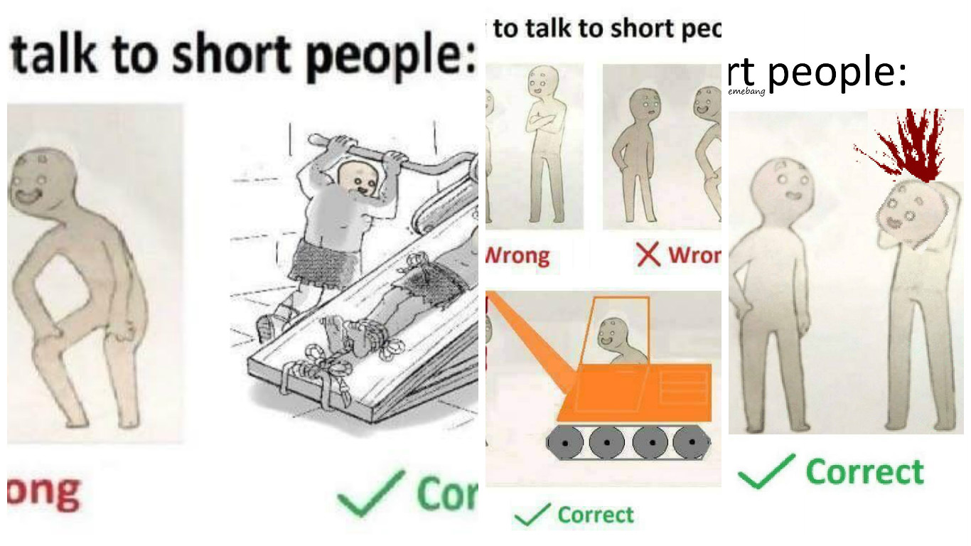 how to talk to short people 