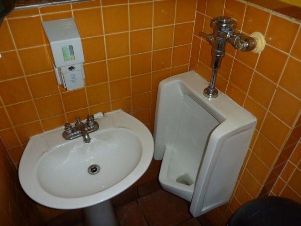 sink and urinal 