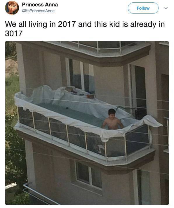 balcony pool
