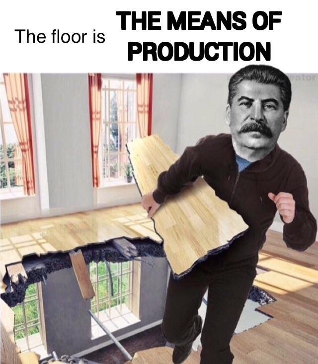 the floor is means of production 