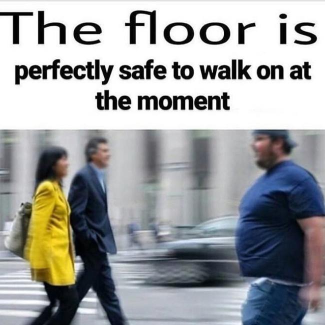 the floor is safe 