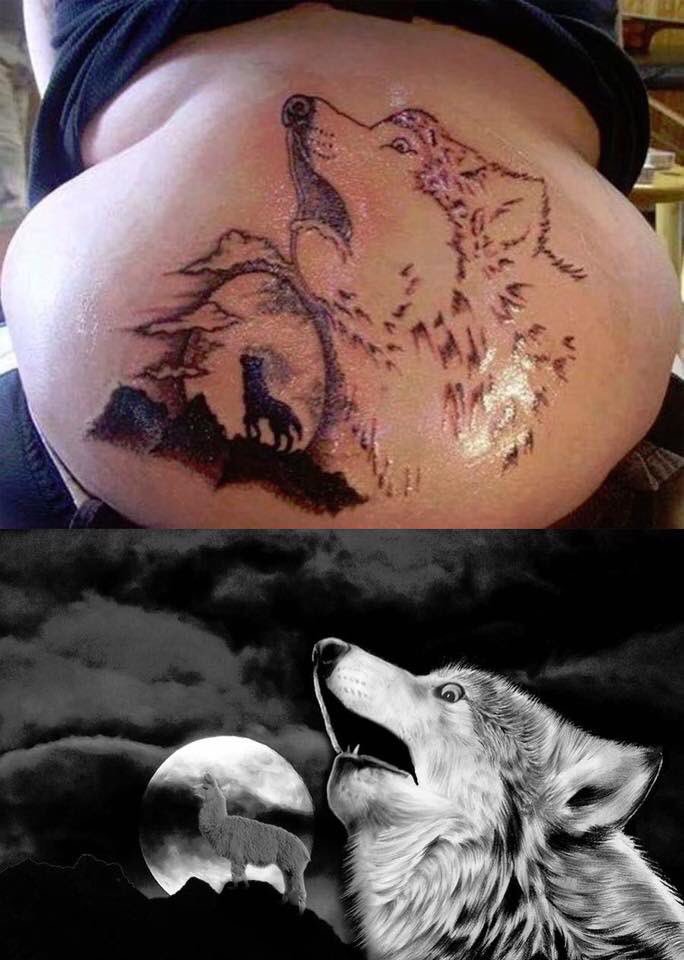 wolf tattoo