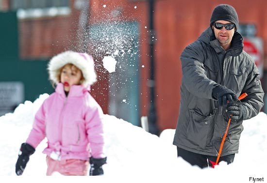 perfectly timed photo snowball